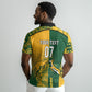 South Africa - Australia Rugby Custom Indigenous Motifs Polo Shirt Bokke Vs Wallabies