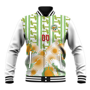 Custom Ivory Coast Heritage Elephants Never Fall Baseball Jacket