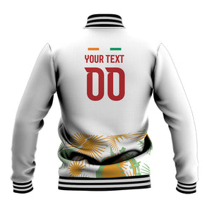 Custom Ivory Coast Heritage Elephants Never Fall Baseball Jacket