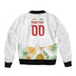 Custom Ivory Coast Heritage Elephants Never Fall Bomber Jacket