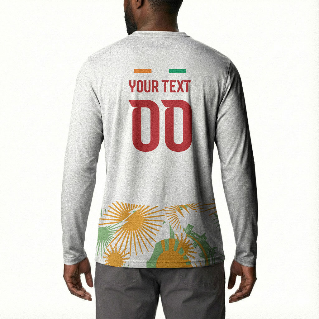 Custom Ivory Coast Heritage Elephants Never Fall Button Sweatshirt
