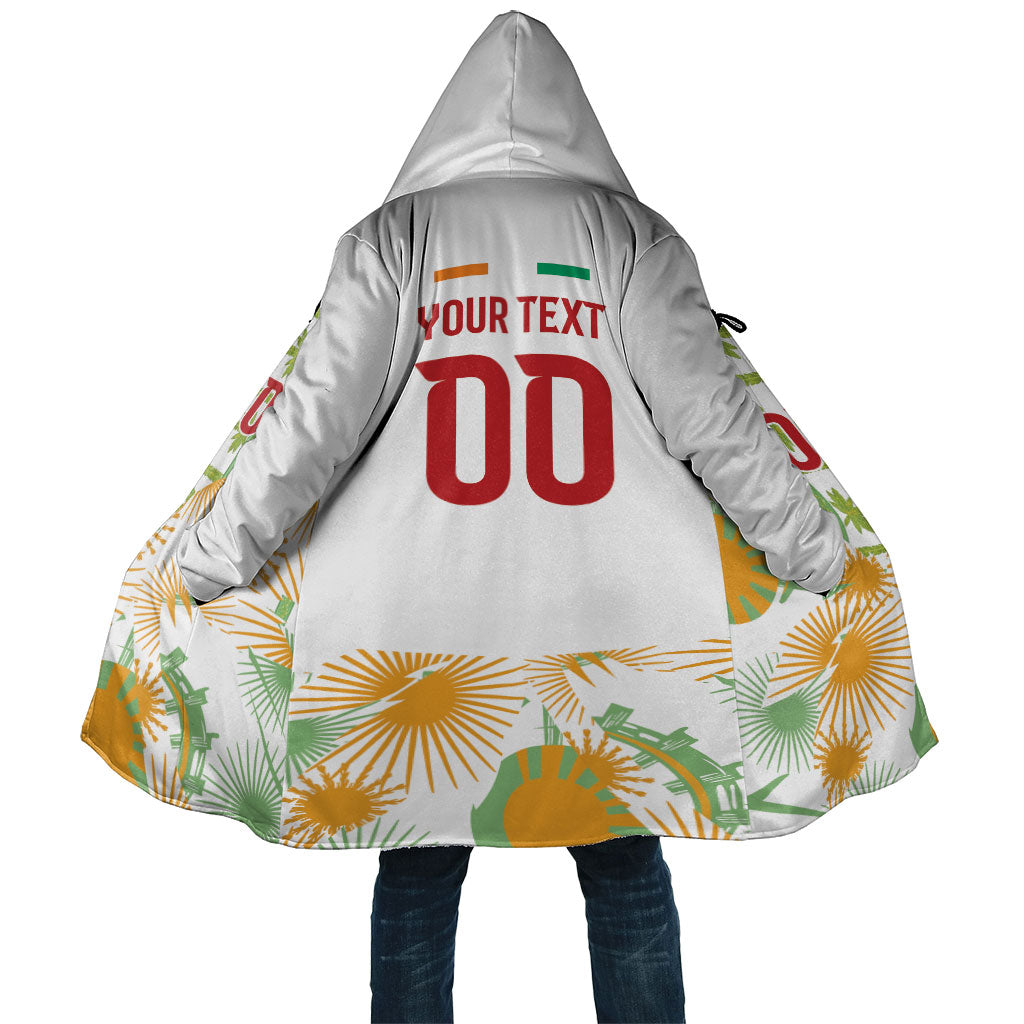 Custom Ivory Coast Heritage Elephants Never Fall Cloak