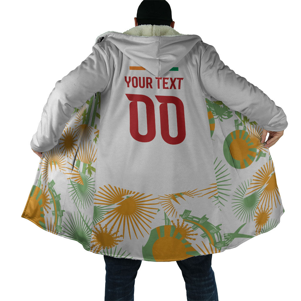 Custom Ivory Coast Heritage Elephants Never Fall Cloak
