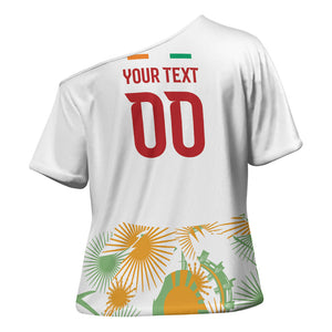 Custom Ivory Coast Heritage Elephants Never Fall Cross Shoulder Shirt