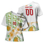 Custom Ivory Coast Heritage Elephants Never Fall Cross Shoulder Shirt