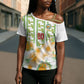 Custom Ivory Coast Heritage Elephants Never Fall Cross Shoulder Shirt