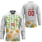 Custom Ivory Coast Heritage Elephants Never Fall Hockey Jersey