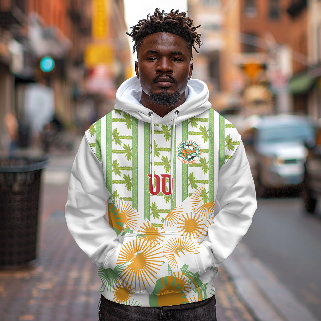 Custom Ivory Coast Heritage Elephants Never Fall Hoodie