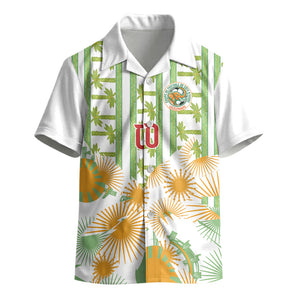Custom Ivory Coast Heritage Elephants Never Fall Kid Hawaiian Shirt