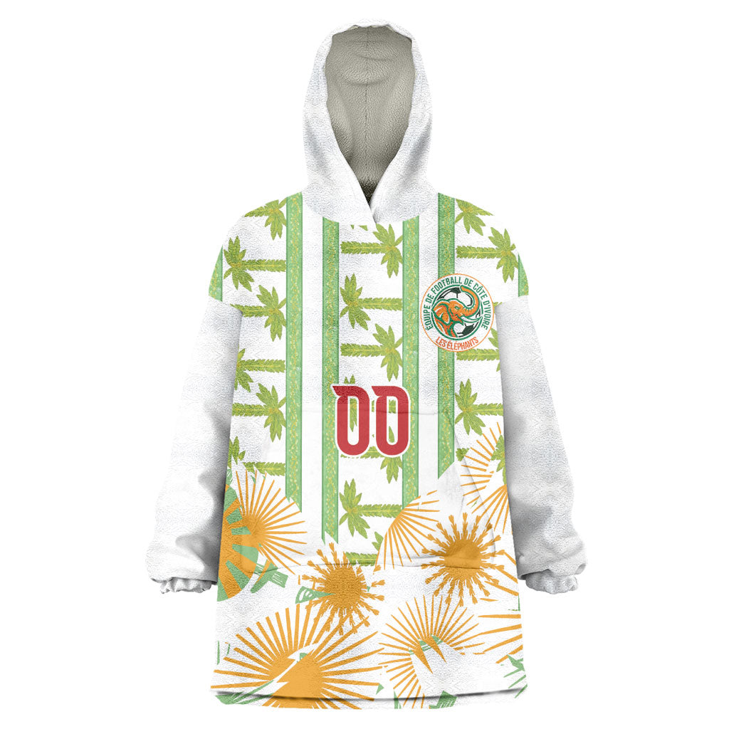 Custom Ivory Coast Heritage Elephants Never Fall Kid Wearable Blanket Hoodie