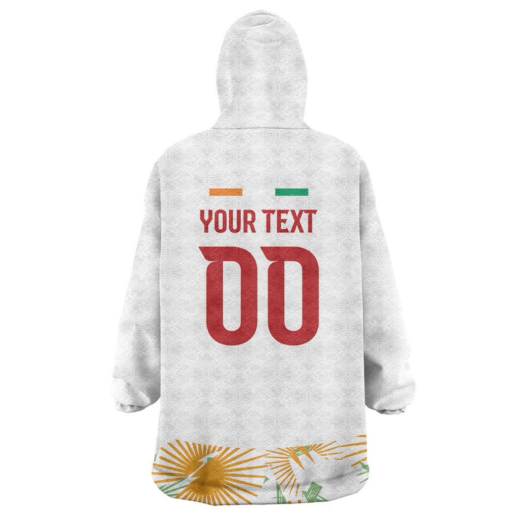 Custom Ivory Coast Heritage Elephants Never Fall Kid Wearable Blanket Hoodie