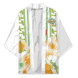 Custom Ivory Coast Heritage Elephants Never Fall Kimono