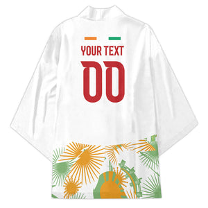 Custom Ivory Coast Heritage Elephants Never Fall Kimono