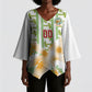 Custom Ivory Coast Heritage Elephants Never Fall Kimono Sleeve Blouse