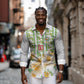 Custom Ivory Coast Heritage Elephants Never Fall Long Sleeve Button Shirt