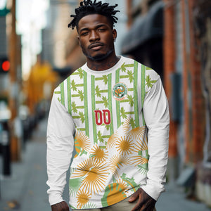Custom Ivory Coast Heritage Elephants Never Fall Long Sleeve Shirt