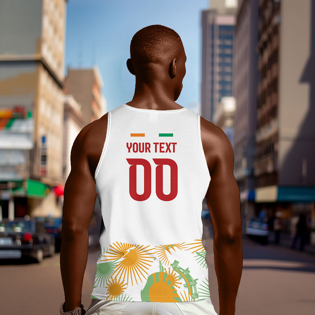 Custom Ivory Coast Heritage Elephants Never Fall Men Tank Top