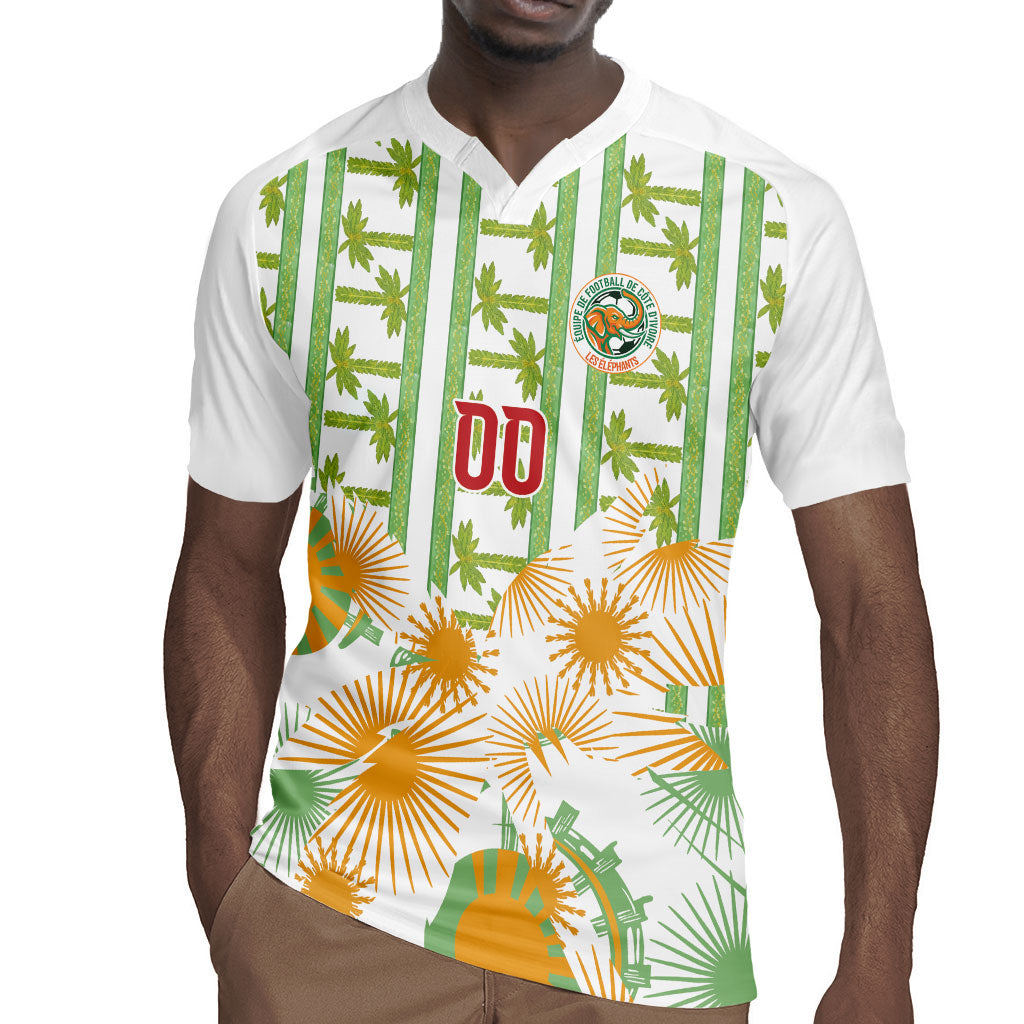 Custom Ivory Coast Heritage Elephants Never Fall Rugby Jersey