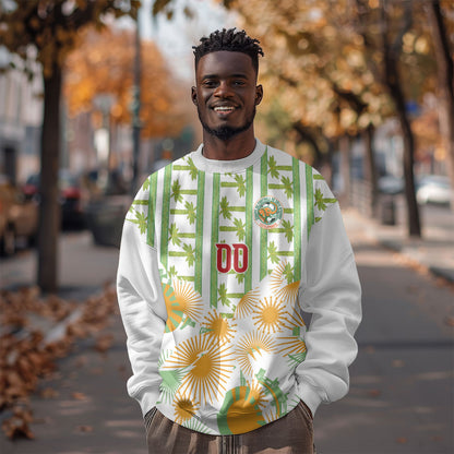 Custom Ivory Coast Heritage Elephants Never Fall Sweatshirt