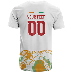 Custom Ivory Coast Heritage Elephants Never Fall T shirt