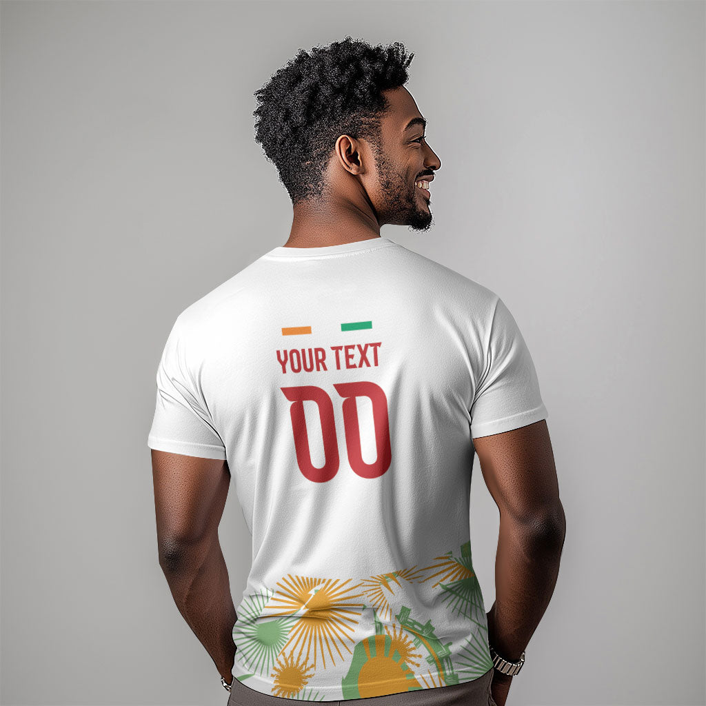 Custom Ivory Coast Heritage Elephants Never Fall T shirt