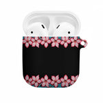 African Adenium Multiflorum Flowers AirPods Case with Kente Style