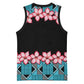 African Adenium Multiflorum Flowers Basketball Jersey with Kente Style LT9