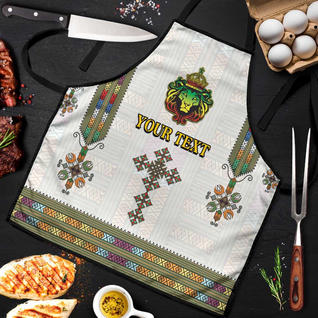 Personalized Ethiopia Lion Of Judah Apron Tibeb Style