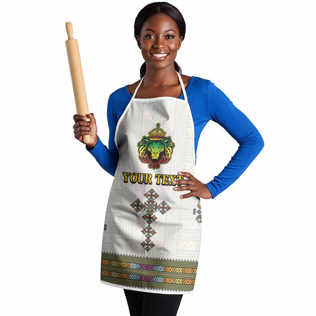 Personalized Ethiopia Lion Of Judah Apron Tibeb Style