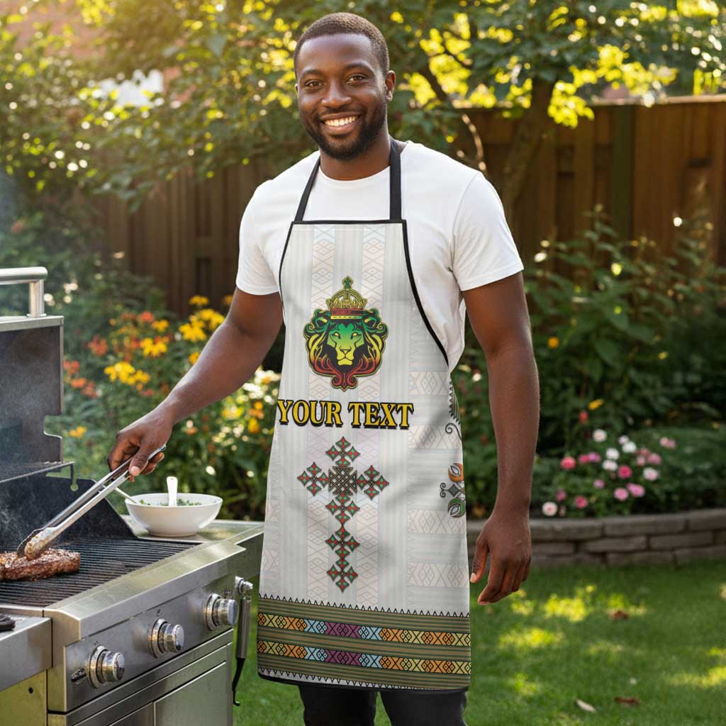 Personalized Ethiopia Lion Of Judah Apron Tibeb Style