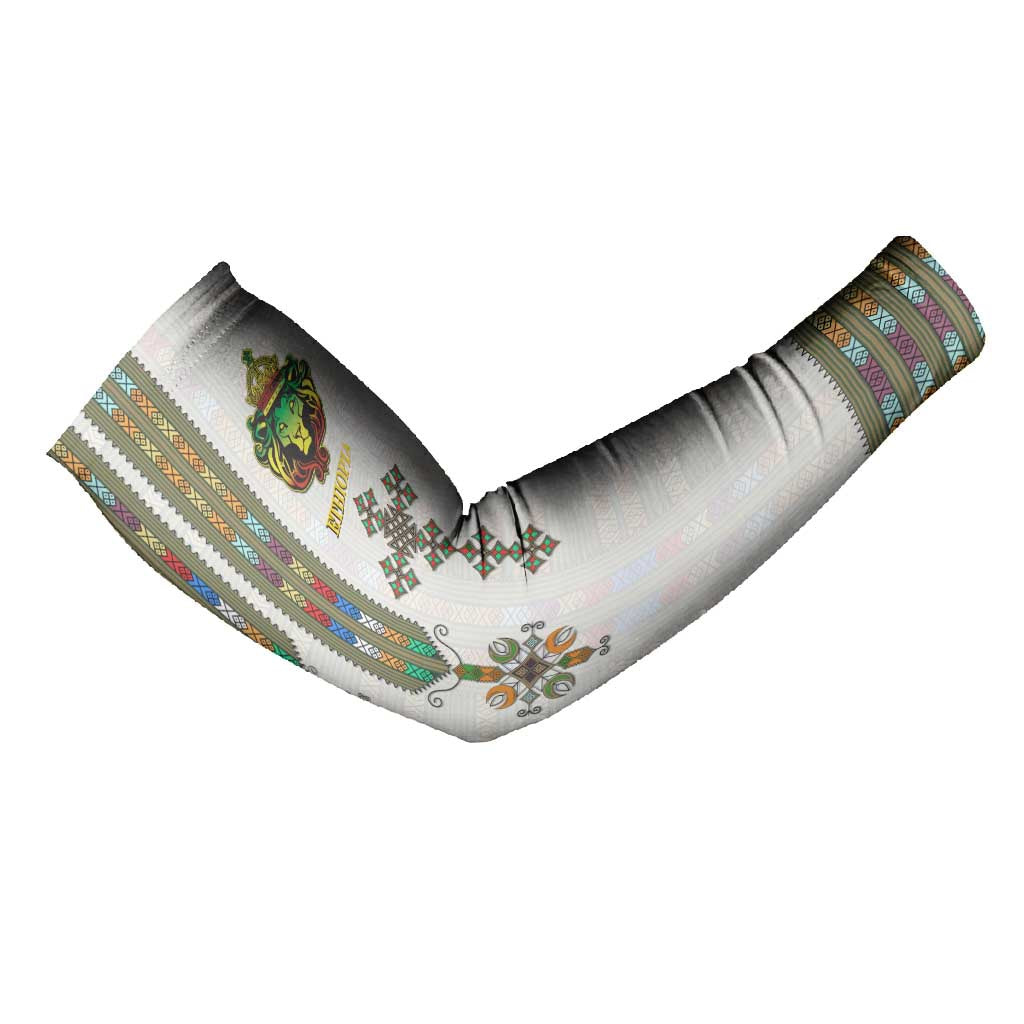 Personalized Ethiopia Lion Of Judah Arm Sleeves Tibeb Style