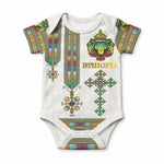 Personalized Ethiopia Lion Of Judah Baby Onesie Tibeb Style