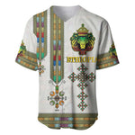 Personalized Ethiopia Lion Of Judah Baseball Jersey Tibeb Style