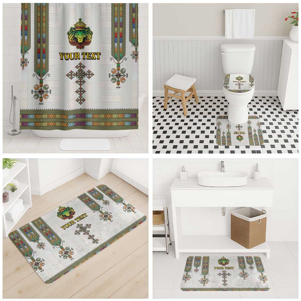 Personalized Ethiopia Lion Of Judah Bathroom Set Tibeb Style