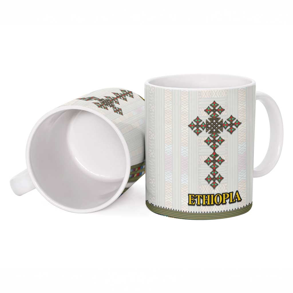 Personalized Ethiopia Lion Of Judah Ceramic Mug Tibeb Style
