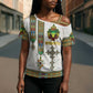 Personalized Ethiopia Lion Of Judah Cross Shoulder Shirt Tibeb Style