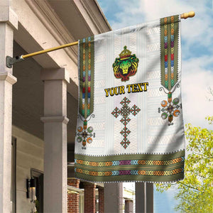 Personalized Ethiopia Lion Of Judah Garden Flag Tibeb Style