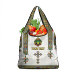 Personalized Ethiopia Lion Of Judah Grocery Bag Tibeb Style