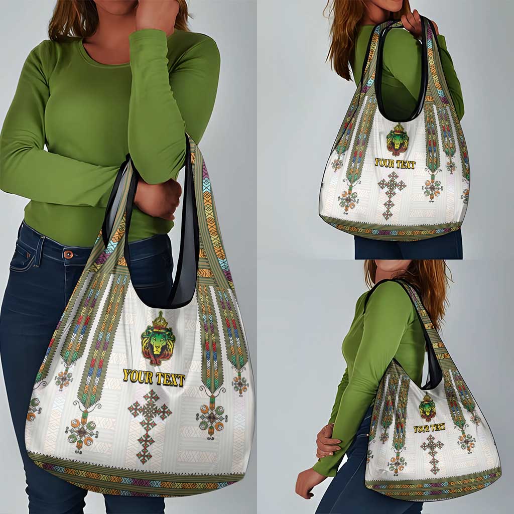 Personalized Ethiopia Lion Of Judah Grocery Bag Tibeb Style