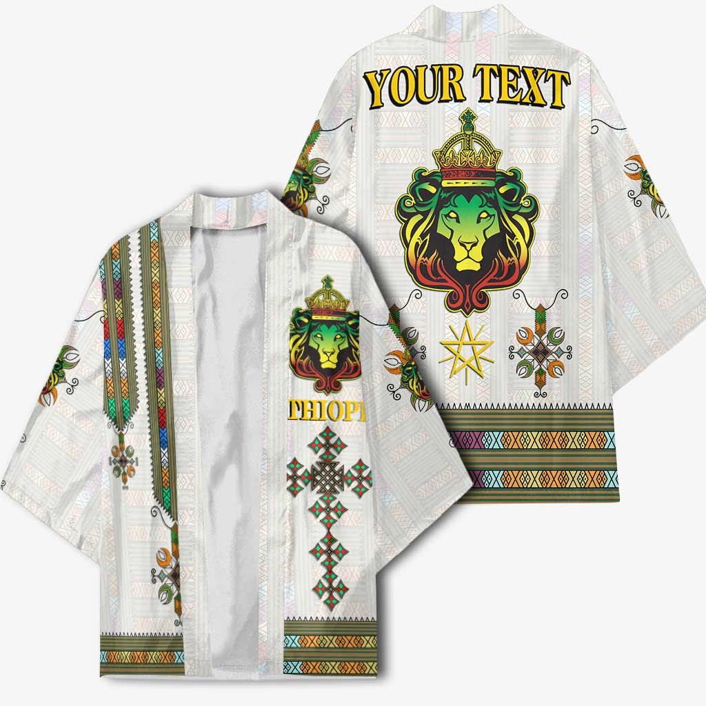 Personalized Ethiopia Lion Of Judah Kimono Tibeb Style