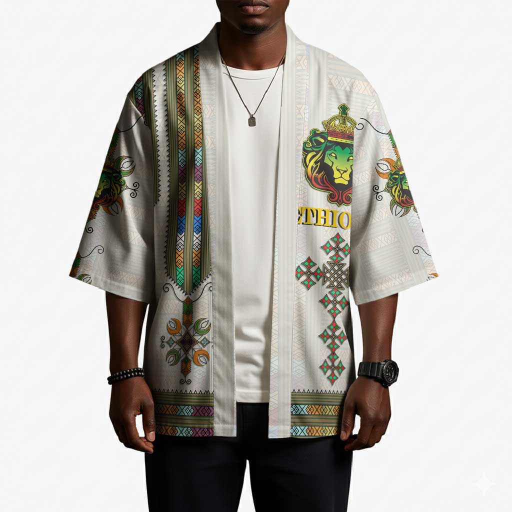 Personalized Ethiopia Lion Of Judah Kimono Tibeb Style