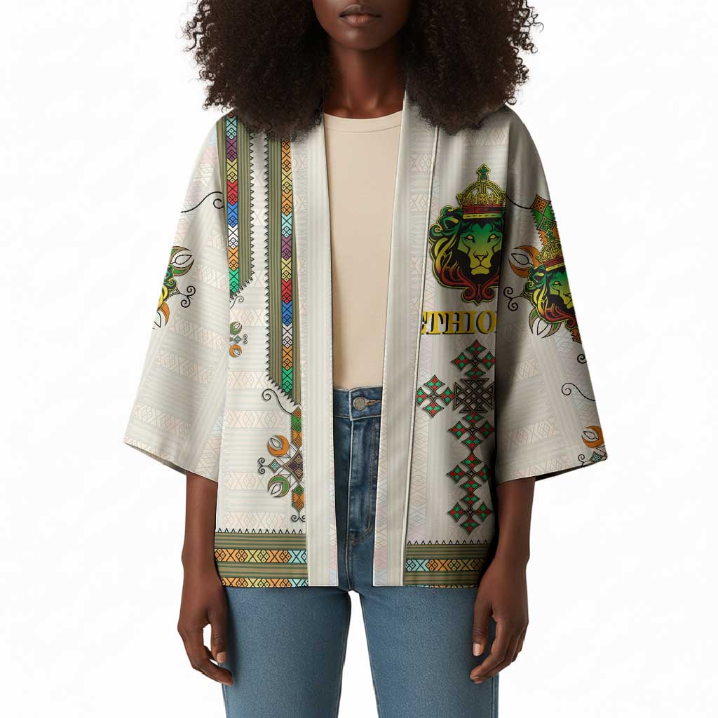 Personalized Ethiopia Lion Of Judah Kimono Tibeb Style