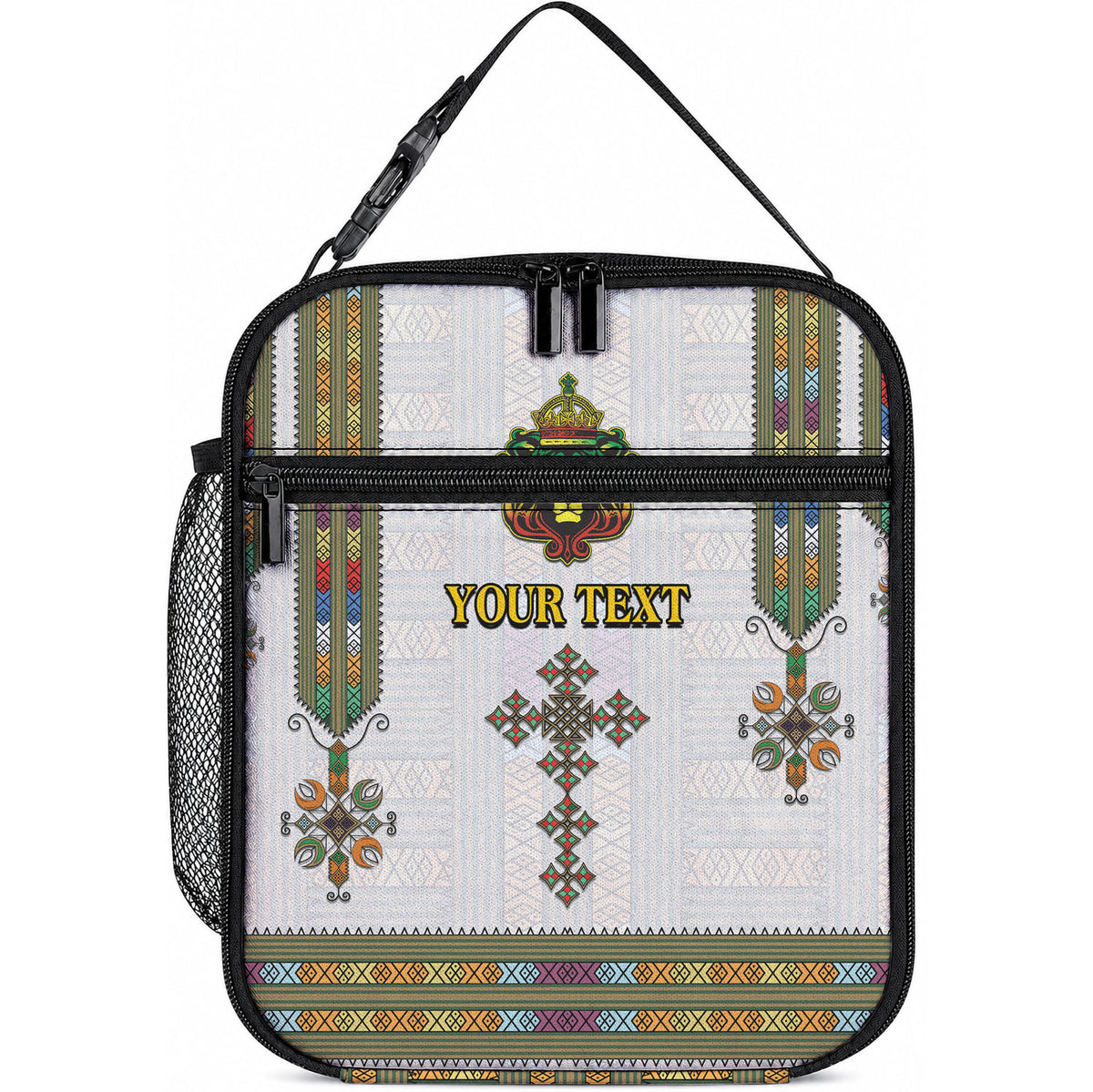 Personalized Ethiopia Lion Of Judah Lunch Bag Tibeb Style