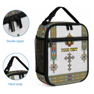 Personalized Ethiopia Lion Of Judah Lunch Bag Tibeb Style