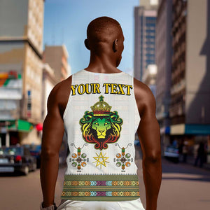 Personalized Ethiopia Lion Of Judah Men Tank Top Tibeb Style