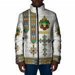 Personalized Ethiopia Lion Of Judah Padded Jacket Tibeb Style