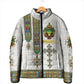 Personalized Ethiopia Lion Of Judah Padded Jacket Tibeb Style