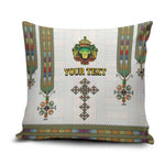 Personalized Ethiopia Lion Of Judah Pillow Cover Tibeb Style