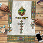 Personalized Ethiopia Lion Of Judah Puzzle Tibeb Style