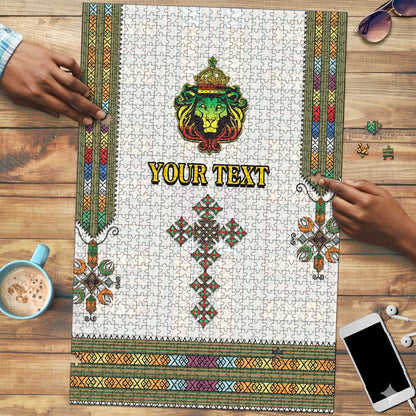 Personalized Ethiopia Lion Of Judah Puzzle Tibeb Style